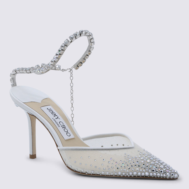 Jimmy Choo With Heel - WHITE/CRYSTAL | 88b7c293f1add627dfdfeb4e250493bf5ccdb85c