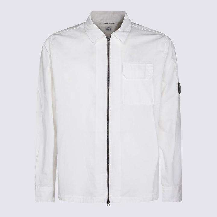 Cp Company Shirts - GAUZE WHITE | 40b260dd8e25ca65ee9249e69fea780ad6746bb4