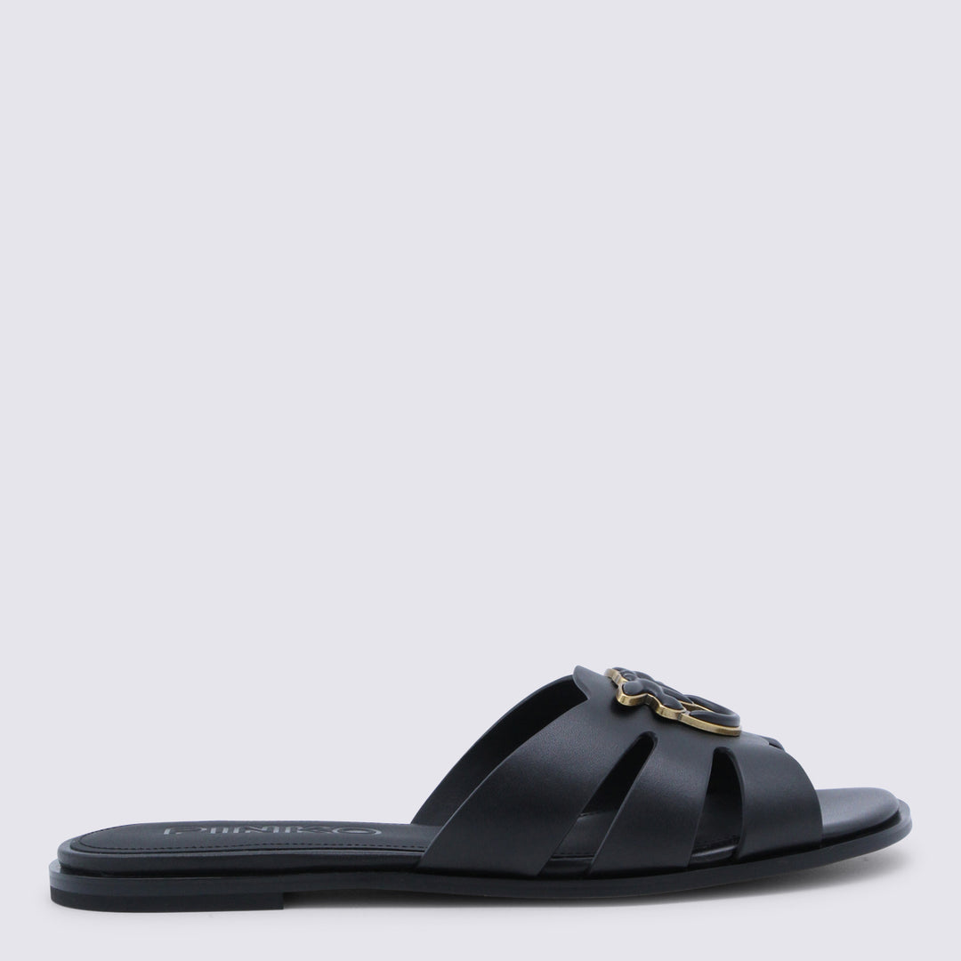 Pinko Flat shoes - Blacks and greys | c3a3d97f2e1f09437f88eb3e8a38e9b46c108b89