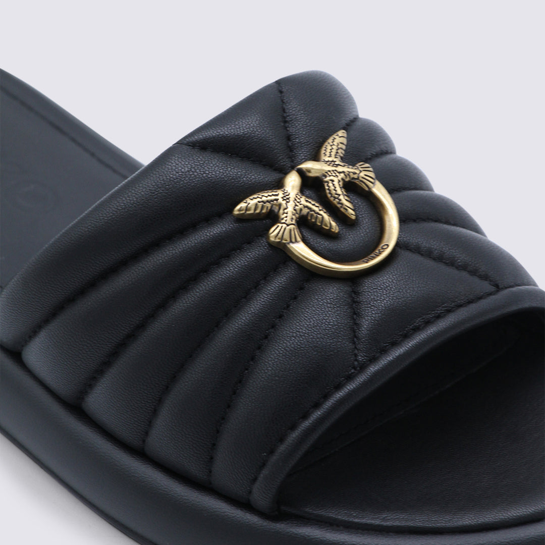 Pinko Flat shoes - Blacks and greys | f37e6d09bfbdcc71b08ad9d4b19f69f23594bb3f