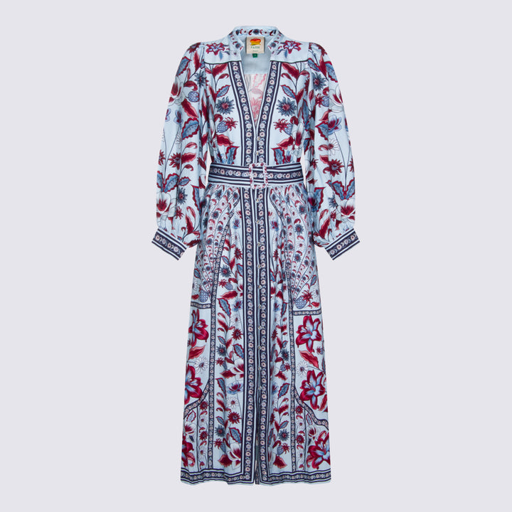 Farm Rio Dresses - MARCELLE SOFT BLUE | 1f6460444484b8548438df9086c283e4eb11e78b