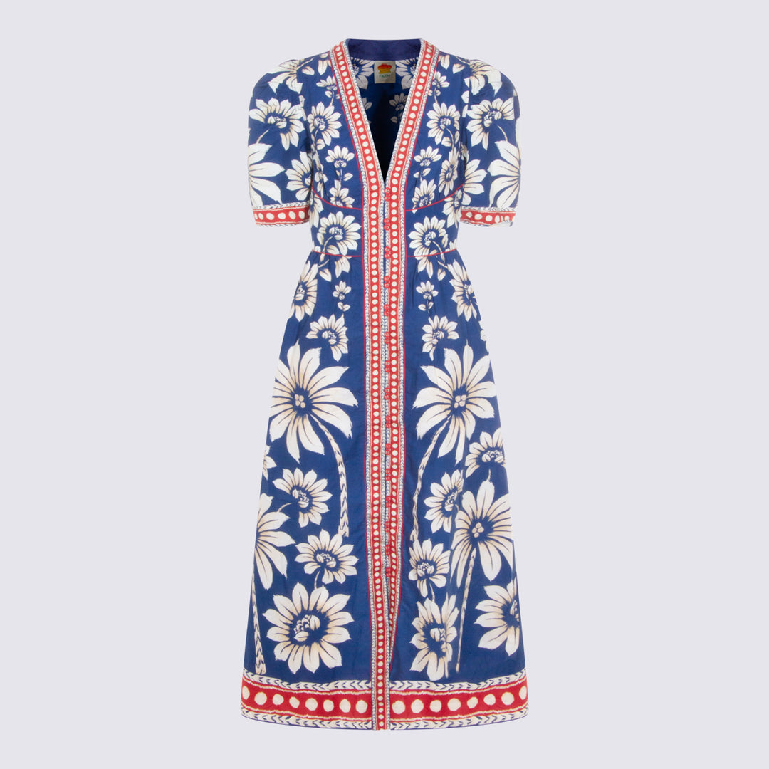 Farm Rio Dresses - LUNA BLUE | cad5bc91504926cb8f3428f6cc511ca232203056