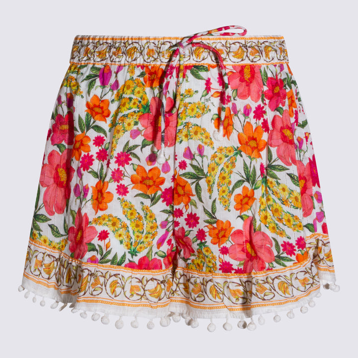 Farm Rio Shorts - BANANA FLOWERS OFF-WHITE | 16ddd5c338eda2262f52d9809394359104602cc4