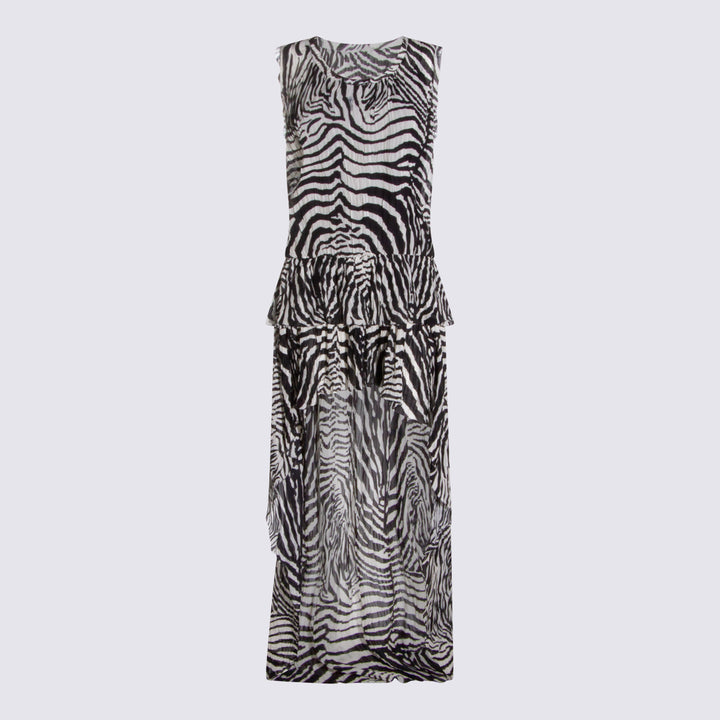 Blumarine Dresses - NATURAL WHITE/BLACK | 0ccc39a76b335419b9e04609a000e0ff26361ec3