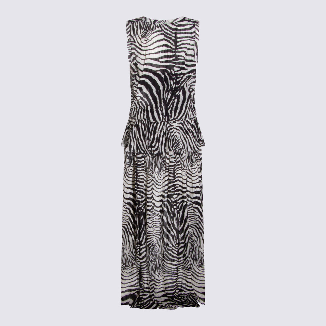 Blumarine Dresses - NATURAL WHITE/BLACK | 61aea17db5b8da44a033d9502f70bbdcfdee7d7f