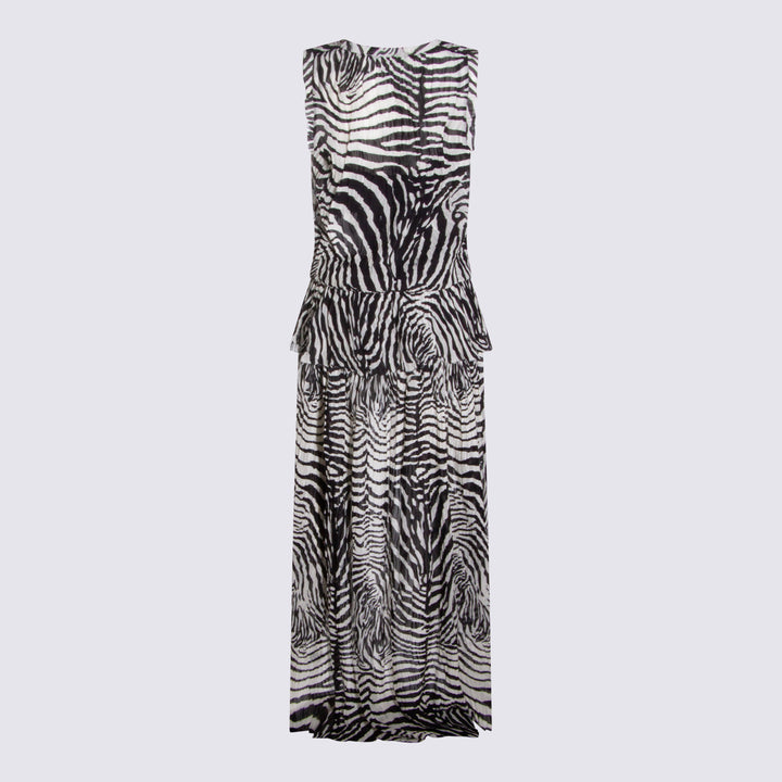 Blumarine Dresses - NATURAL WHITE/BLACK | 61aea17db5b8da44a033d9502f70bbdcfdee7d7f