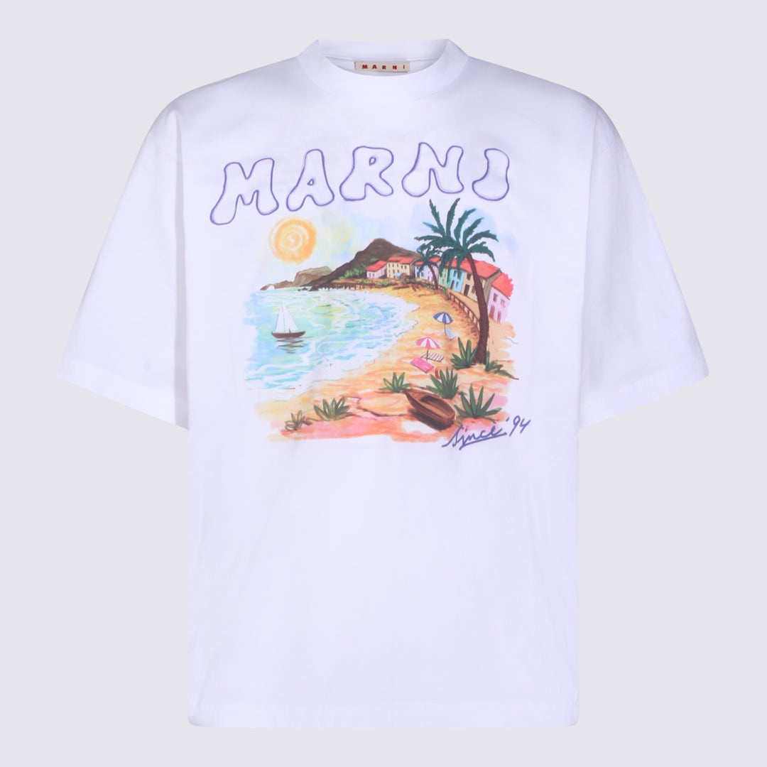 Marni T-shirts and Polos - Bianco | dc9c7d7eecc8274fc6e9527f4f8834e13388cb4b