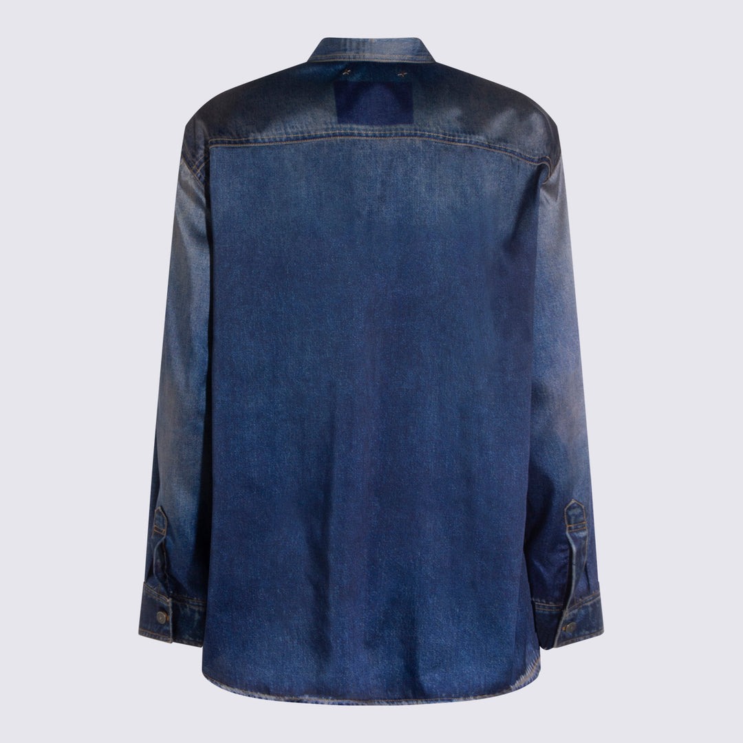 Golden Goose Shirts - Blu | cd7a1b91fa11939fe2939a41cde06b98058247ed