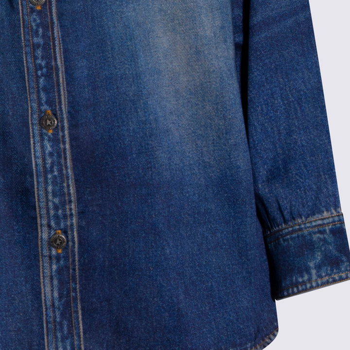 Golden Goose Shirts - Blu | 6406003fb2778c9979c69e76513cda7cb170f7d7