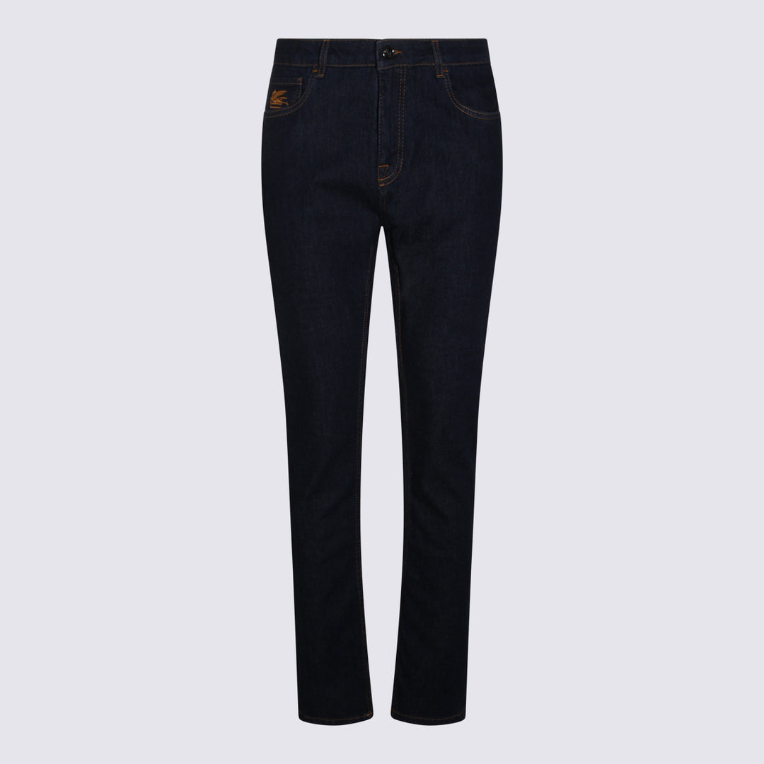 Etro Jeans - Blu e verdi | 522061e7e00a8ce6cb1ab01593c384e70264b32a