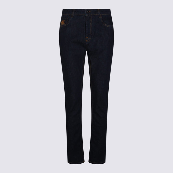 Etro Jeans - Blu e verdi | 0109a5fa5255afd90d688702308b8bf9ed00847e