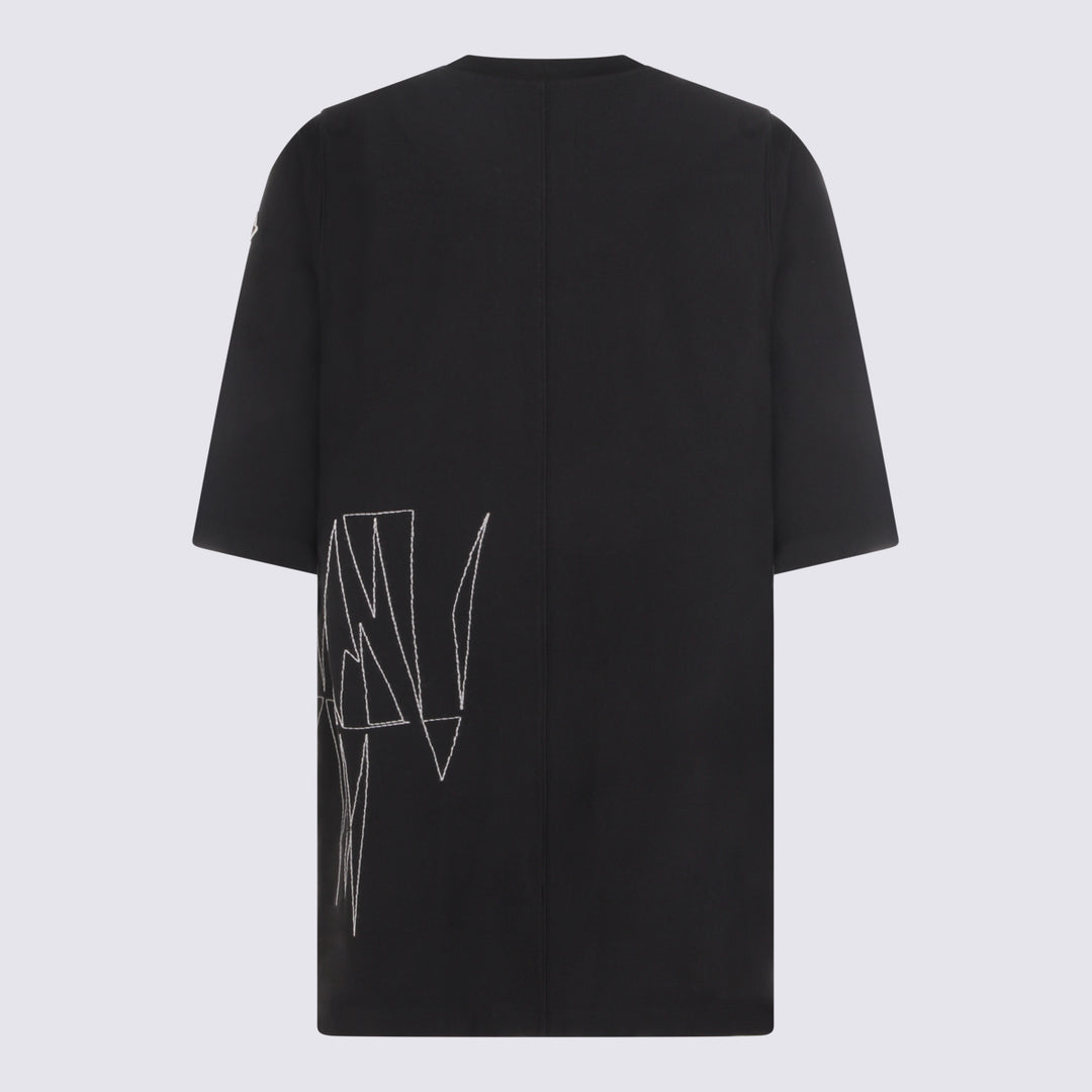 Moncler X Rick Owens T-shirts and Polos - Nero | 382e8ce86ab04b8247a1db14295368701f599f55
