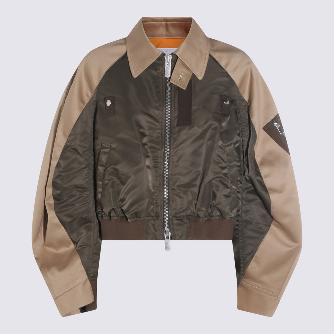 Sacai Jackets - KHAKI/BEIGE | dd31f333407880575616b30d3c8309b8bef866b1