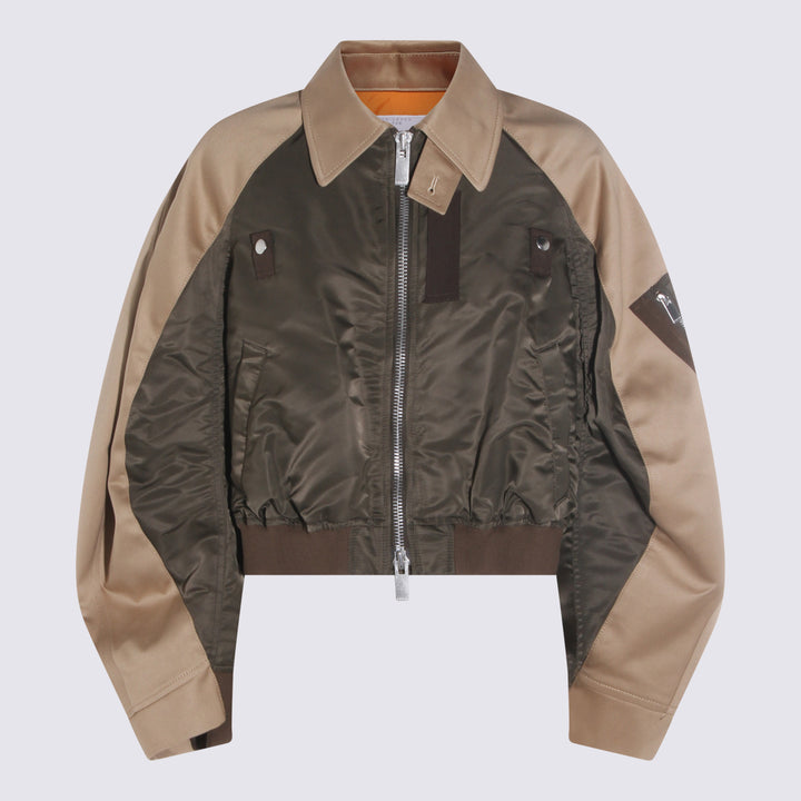 Sacai Jackets - KHAKI/BEIGE | dd31f333407880575616b30d3c8309b8bef866b1