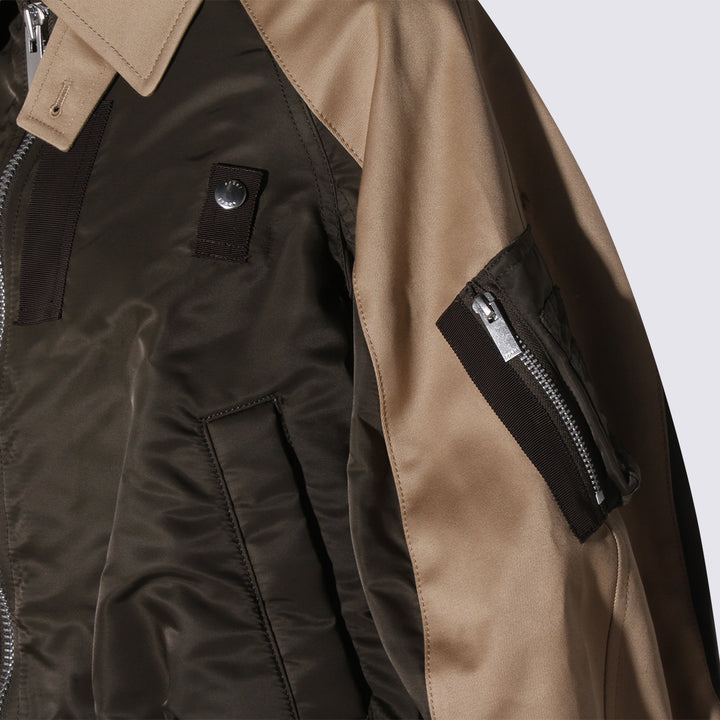 Sacai Jackets - KHAKI/BEIGE | b598397ce28caa72b27ce5b5d636c09ca5d9f6aa