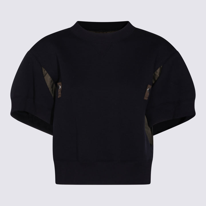 Sacai Sweaters - NAVY/KHAKI | e1f64edf2f5421fee3a42eccc9b51de378698f60