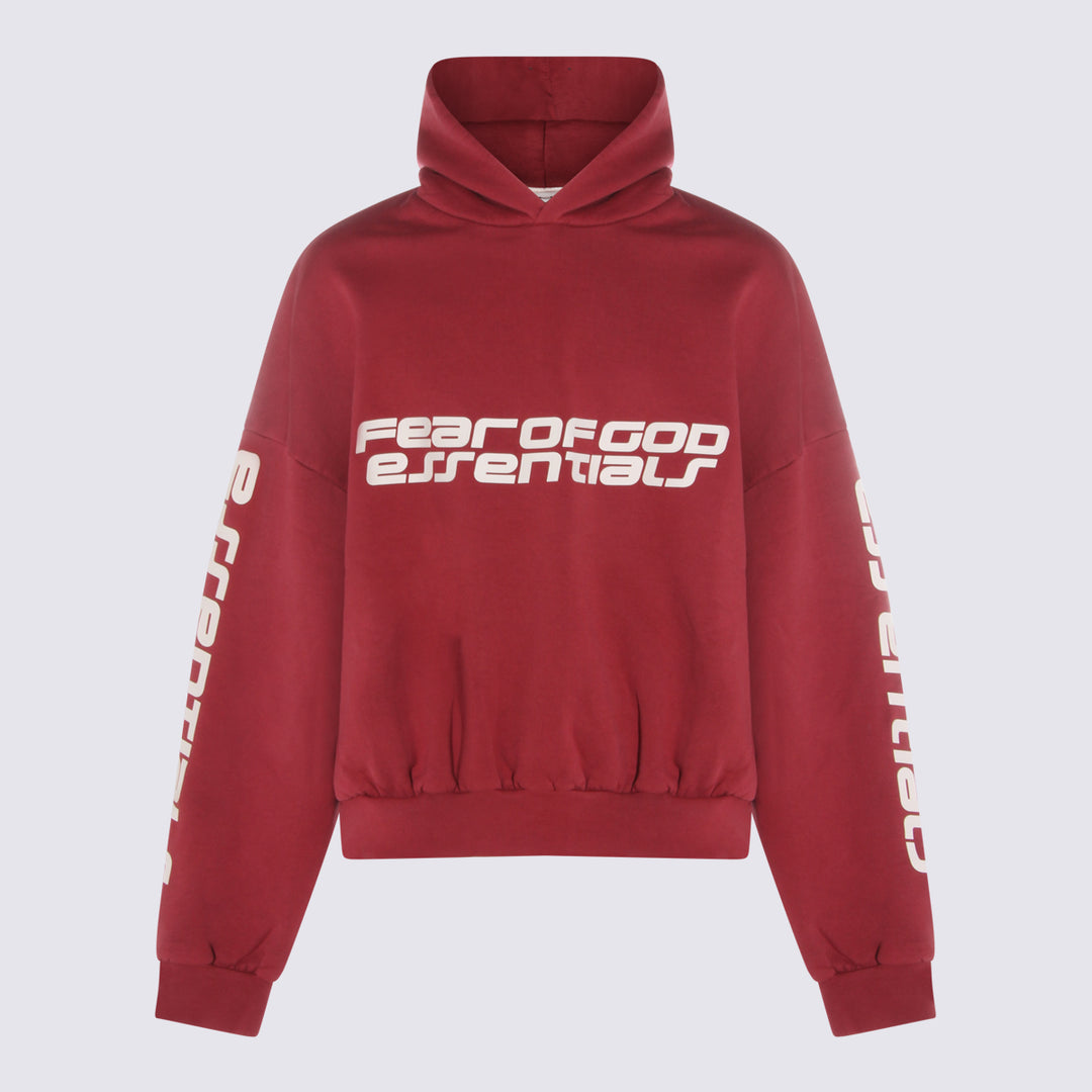 Fear Of God Essentials Sweaters - CRIMSON | 5ebd883f2d04bcabfd184d651fef246cc6076f25