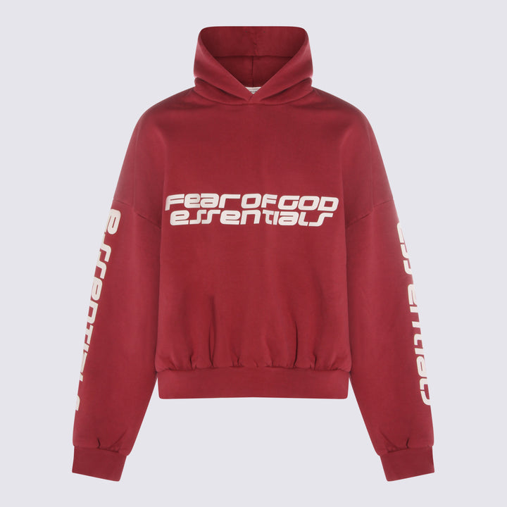 Fear Of God Essentials Sweaters - CRIMSON | 5ebd883f2d04bcabfd184d651fef246cc6076f25