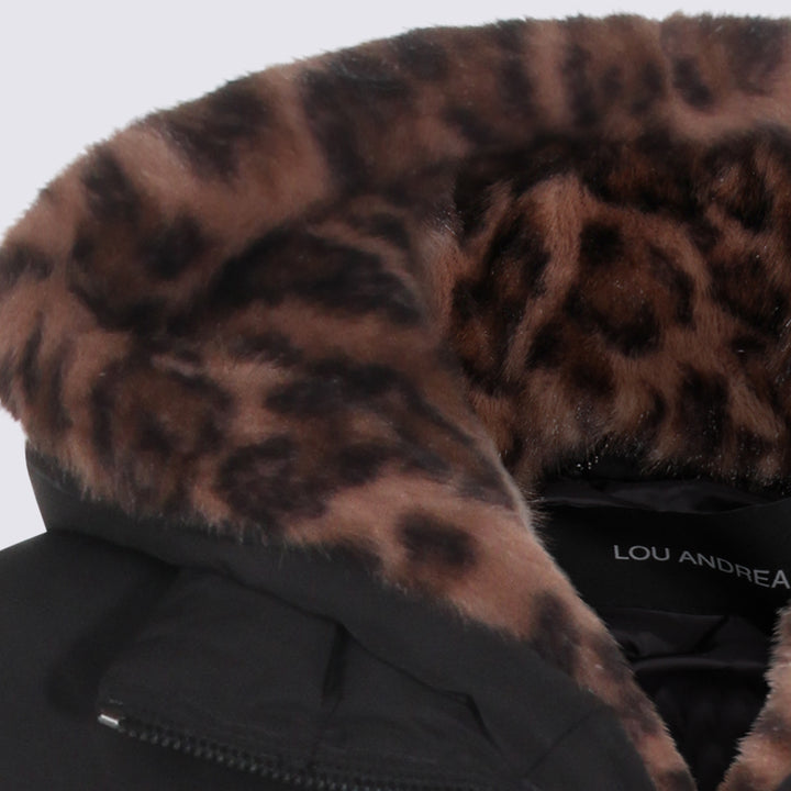Lou Andrea Coats - BLACK/LEOPARD | e287964fe57f7030ae76b6ccf19273be3de32581
