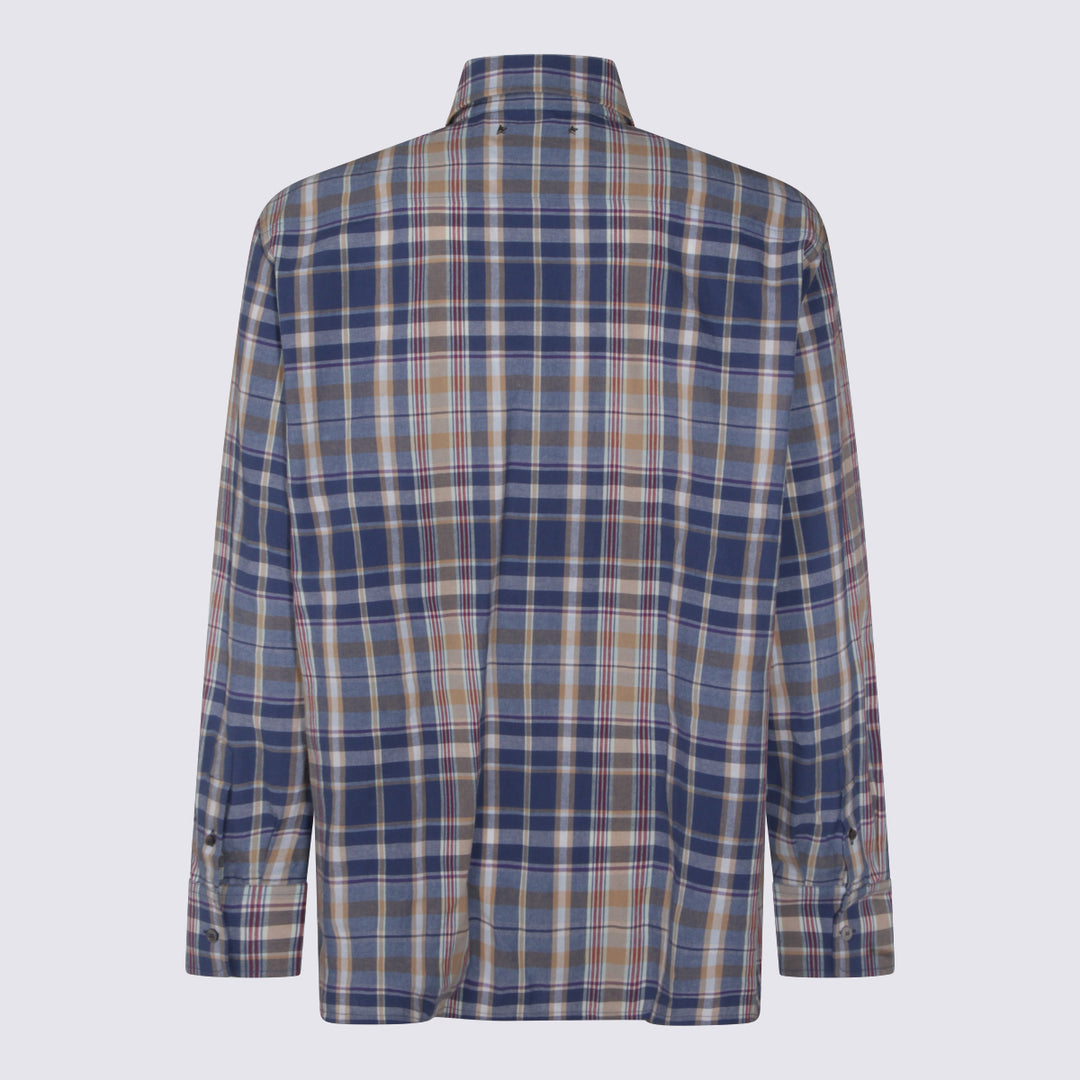 Golden Goose Shirts - NEW WHEAT/INDIGO BLUE/OLD RED | 73e76f25e30e9291173ce62b839997eca299e0a2