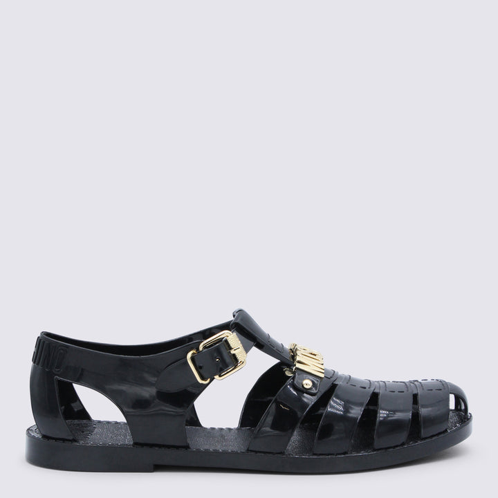 Moschino Sandals - Blacks and greys | 1068d845fd88d075be77f15d0d5afa054c02b04f