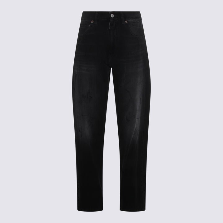 Mm6 Maison Margiela Jeans - Nero | e3ac22d6b90c7d2f491357ee07387394bc76b2f1