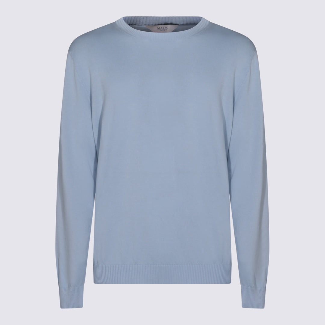 Malo Sweaters - Blu e verdi | 491d83418bb716d88a088d1e6a7025c616987cb0