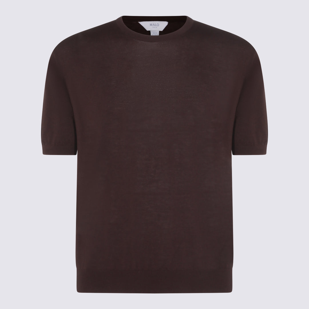 Malo T-shirts and Polos - Marroni | c80da8ef374cc9e20b3013eddf172405fc3e26e1
