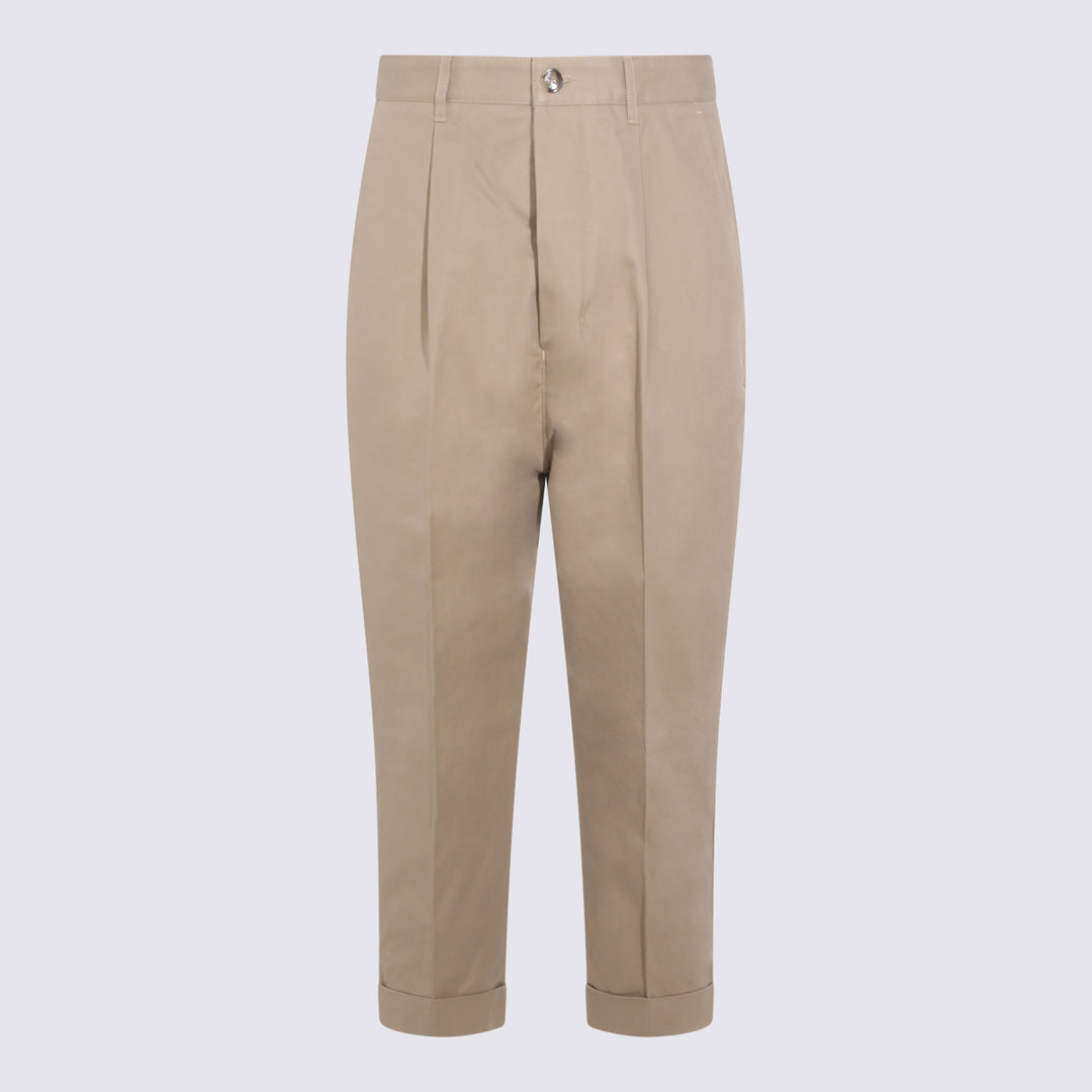 Ami Paris Trousers - Chiari e Naturali | 20e832a082c3c9ff372ce637f6d571aa654b1ecb