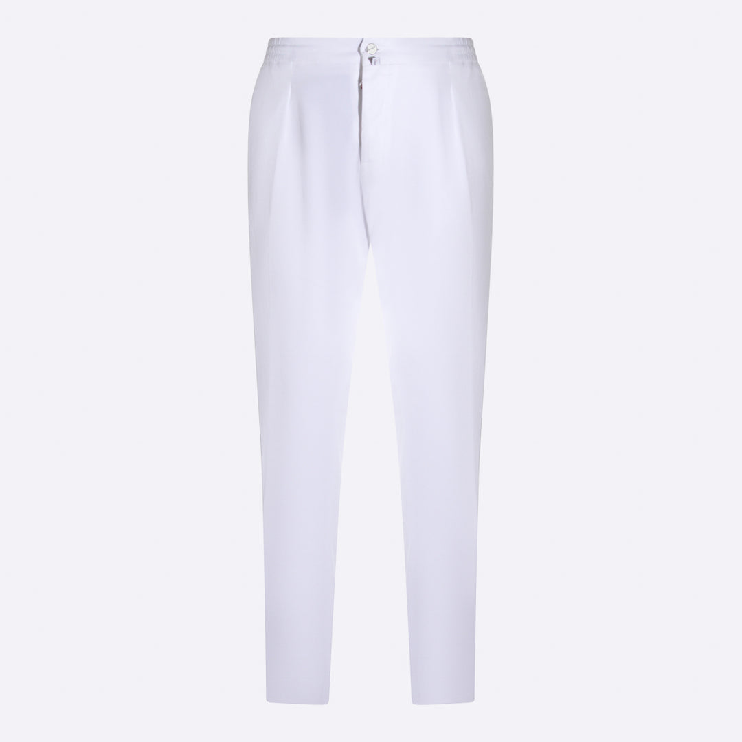 Kiton Trousers - Bianco | c5fc25eed025b87a2b9af82fcd9c40ac5cd44adc