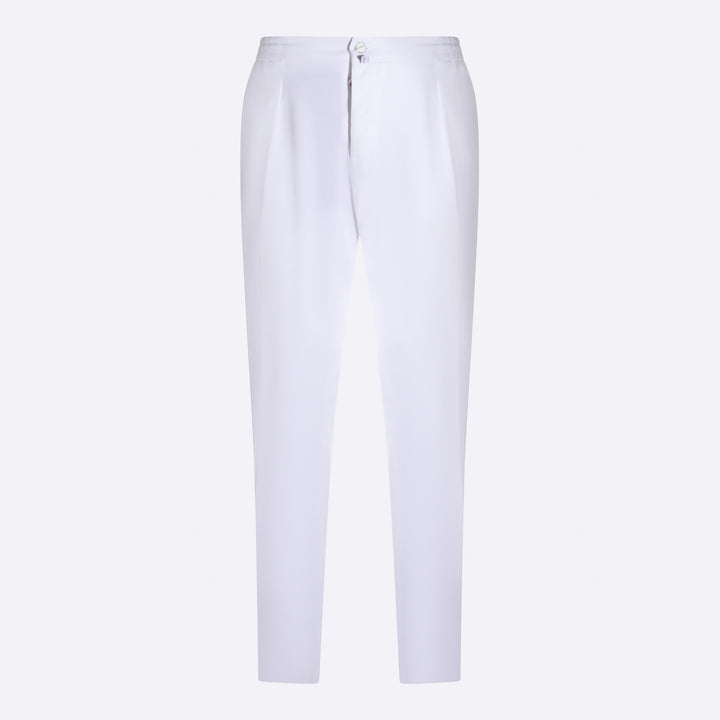Kiton Trousers - Bianco | c5fc25eed025b87a2b9af82fcd9c40ac5cd44adc