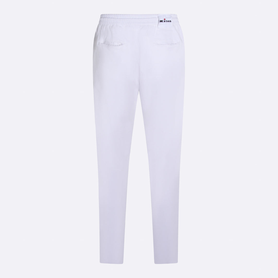 Kiton Trousers - Bianco | 441d7281888a0f669dad206c592ccf18630079fc