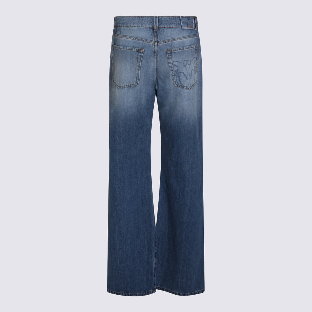 Pinko Jeans - Blu e verdi | ef08b1530c3f4ced266242f3b47c565b6e13cb70