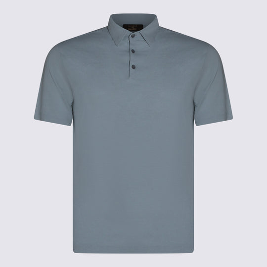 T-Shirts And Polos Blue And Green