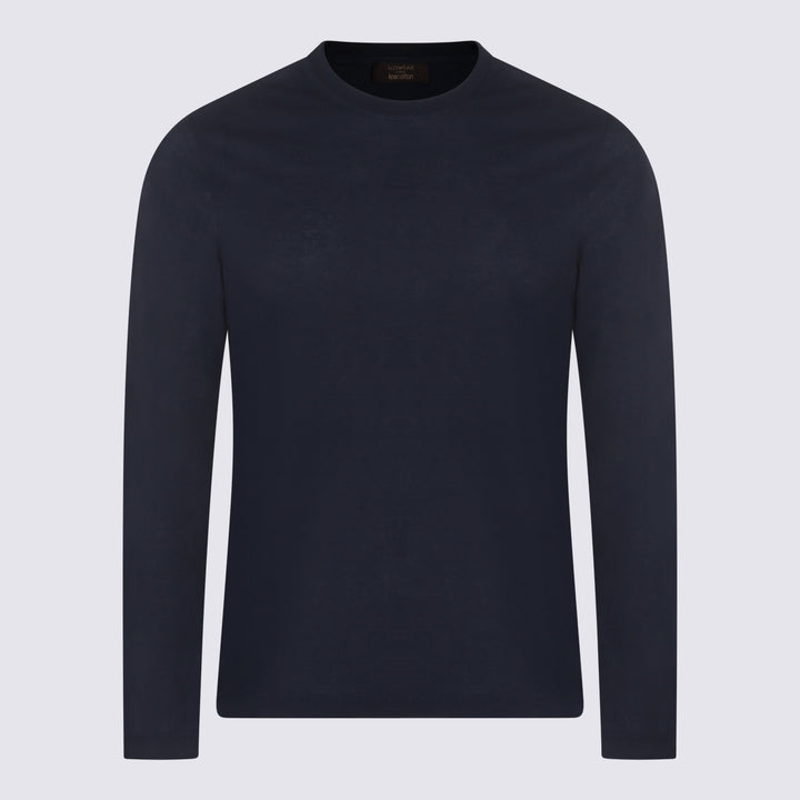 Zanone Sweaters - BLU ZANONE | 1ab09635f06e8104e90229712ac308e78d2bd939