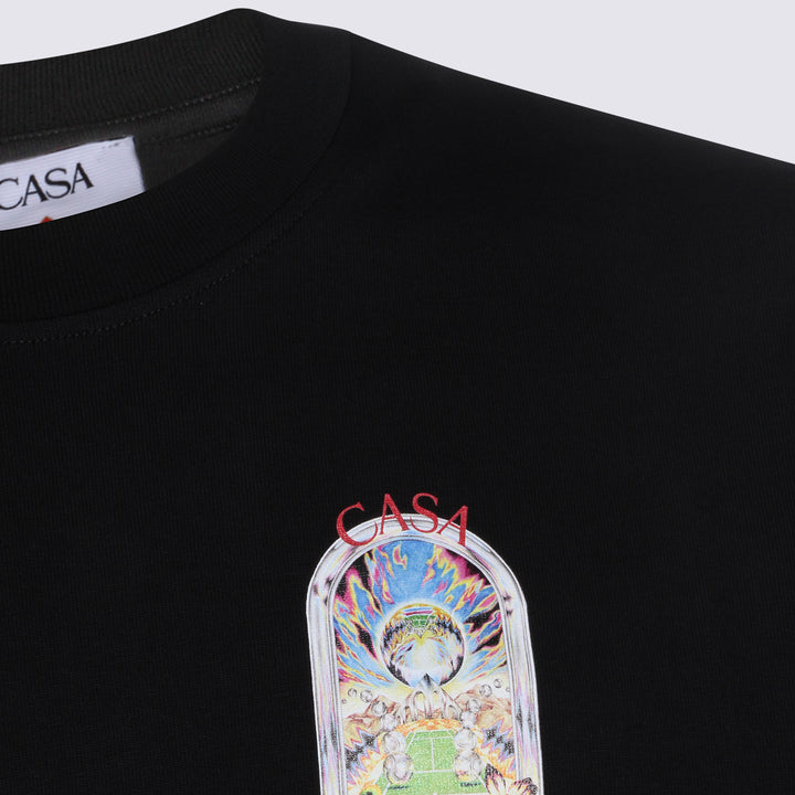 Casablanca T-shirts and Polos - Nero | 43df0e046214825970a6004e7a2cb051a074d9a8