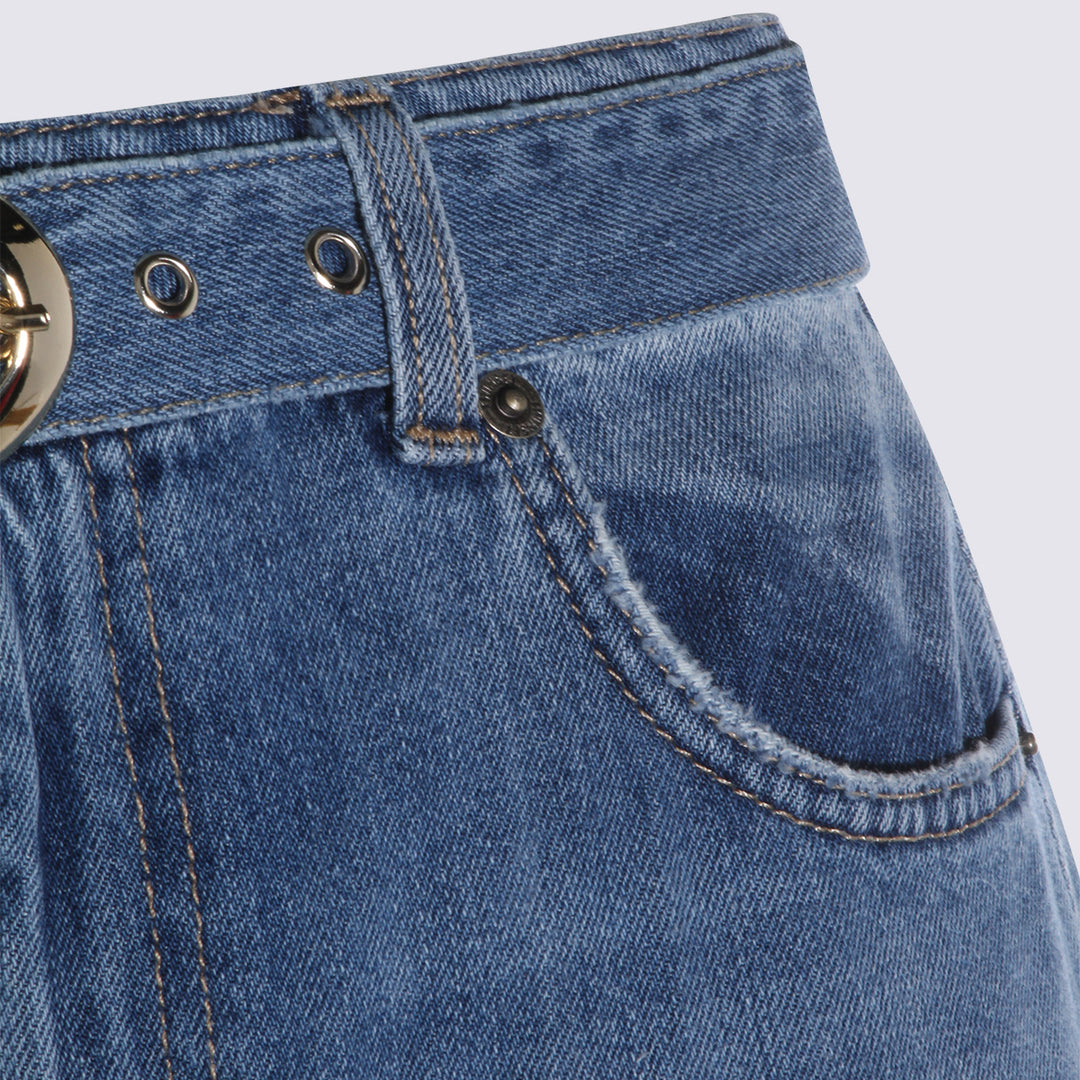 Twin-Set Jeans - Blu e verdi | b8061c2bb175e54ef0f621110bc41b4c15c6d033