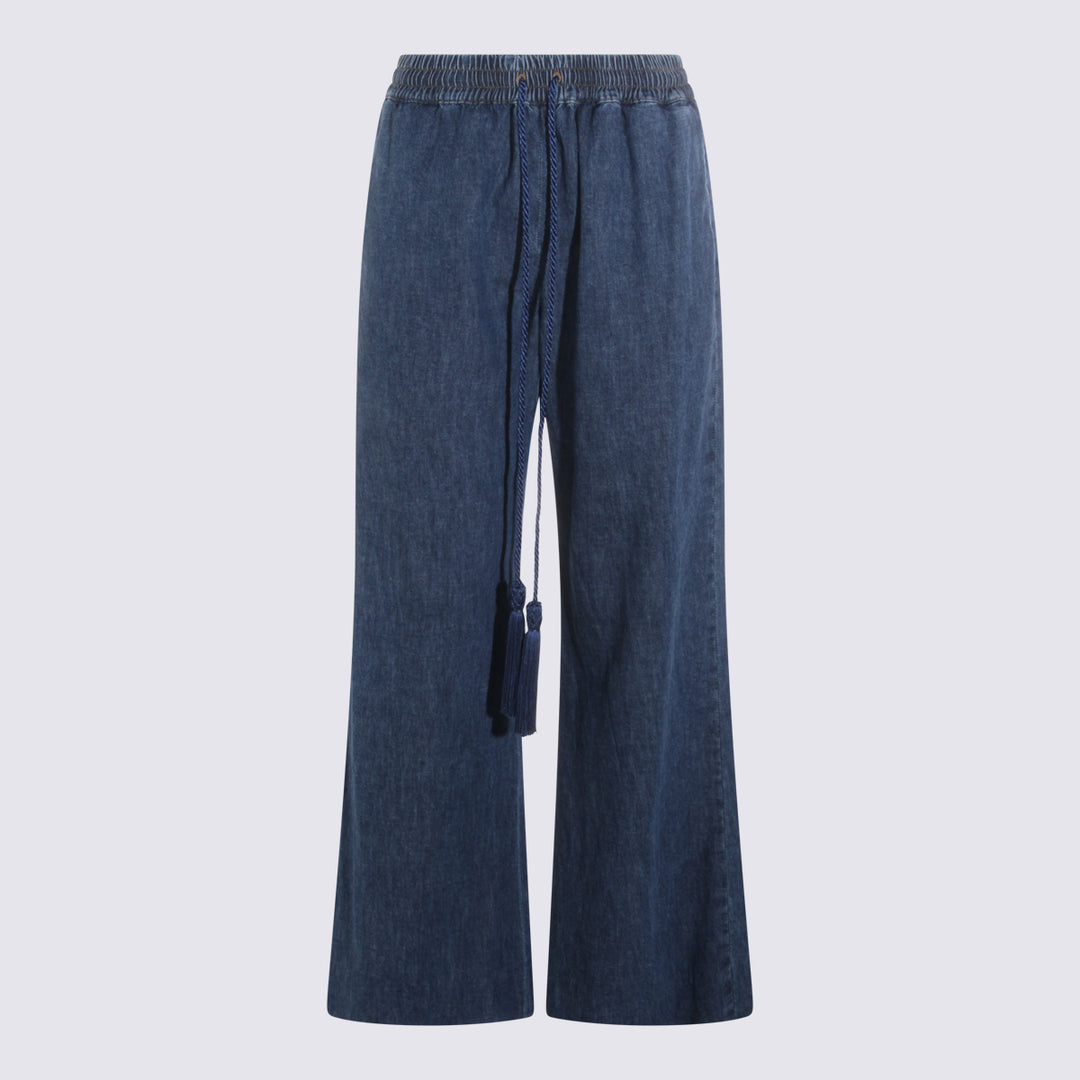 Valentino Trousers - MEDIUM BLUE | 9acb4b4e9ef01b787c8882a158f4503ef1569918