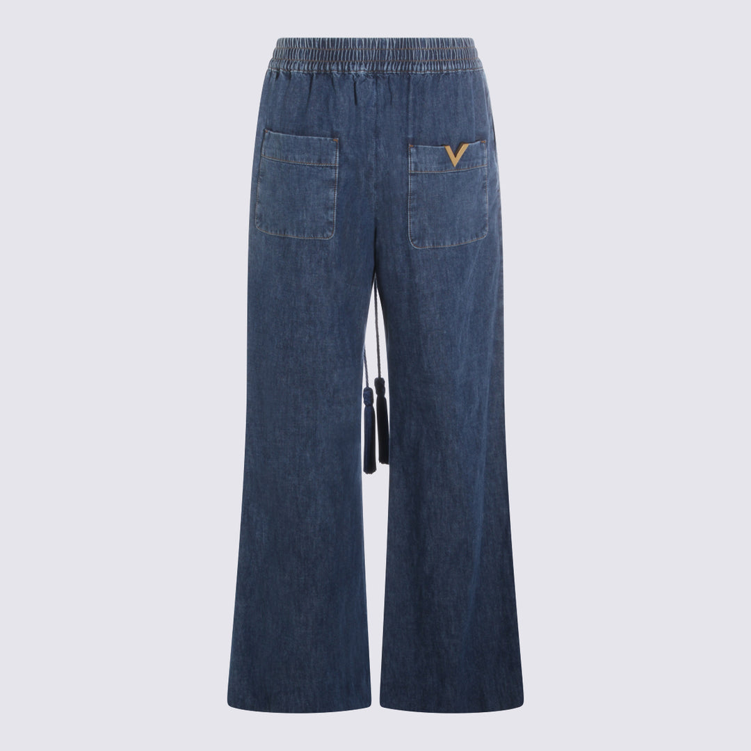 Valentino Trousers - MEDIUM BLUE | 423eea795230e2117120543346e3d8aa687b9416
