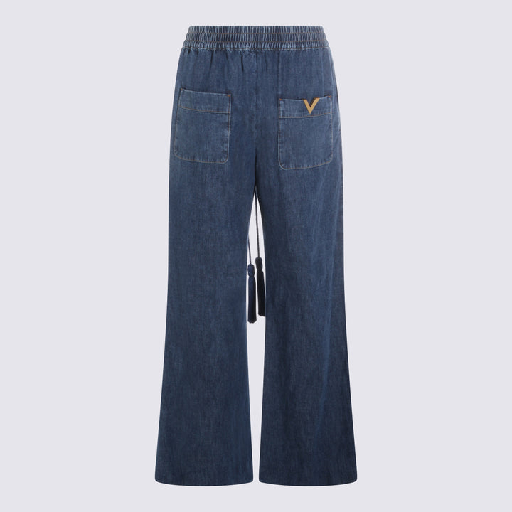 Valentino Trousers - MEDIUM BLUE | 423eea795230e2117120543346e3d8aa687b9416