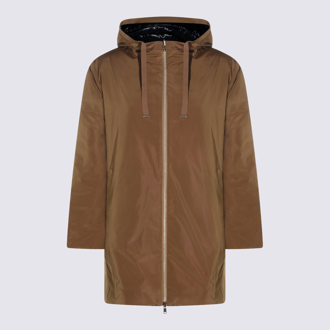 Herno Coats - CAMEL/NAVY | 263df47fe7a1845a8aef3e2b3b9f0a5b3d75d2d0