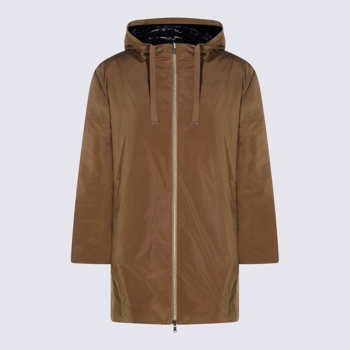 Herno Coats - CAMEL/NAVY | 263df47fe7a1845a8aef3e2b3b9f0a5b3d75d2d0
