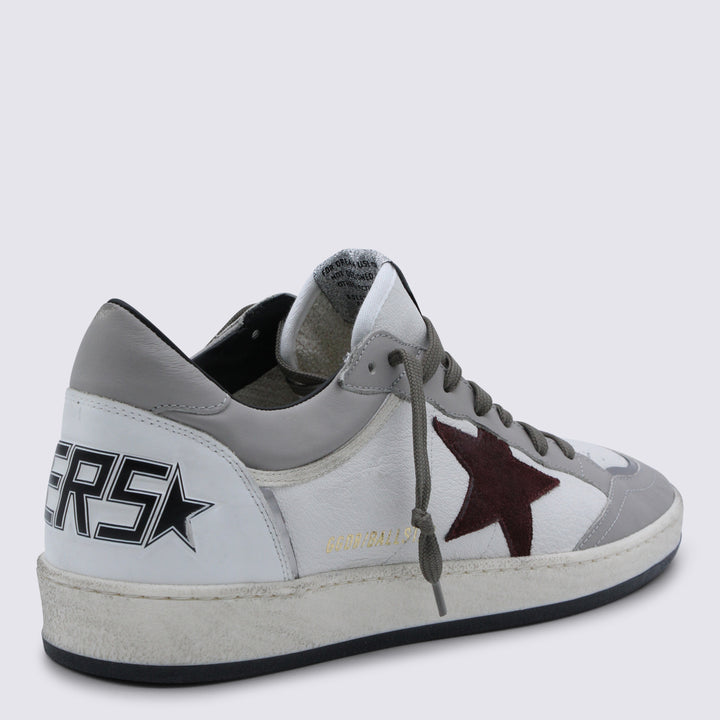 Golden Goose Sneakers - WHITE/DOVE/BORDEAUX | 898a36e6c4404f9acb7949a09f6a74923bc7a717