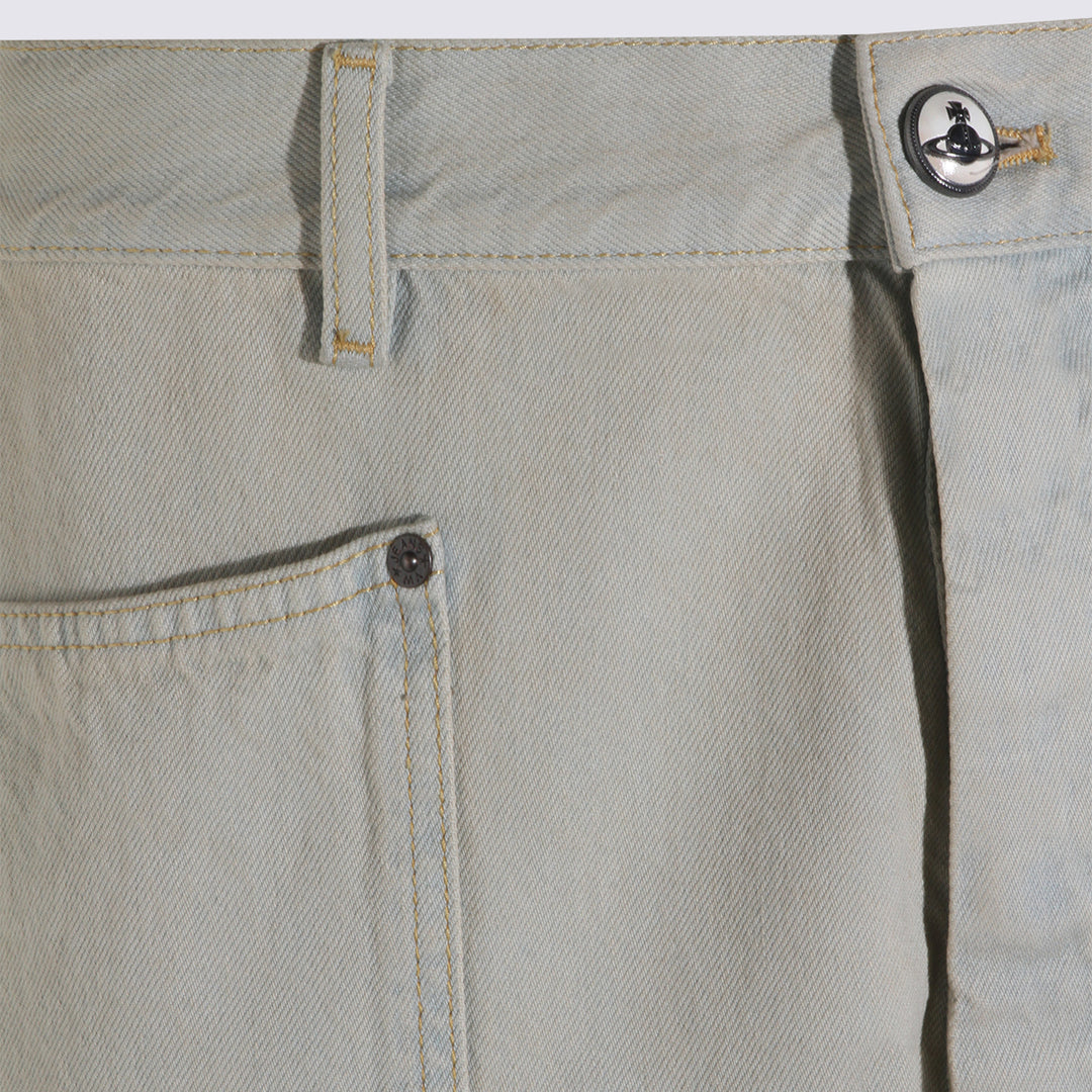 Vivienne Westwood Trousers - Blu e verdi | 9616ccc9323e0f1d6aac960e43f9fc180925bd41