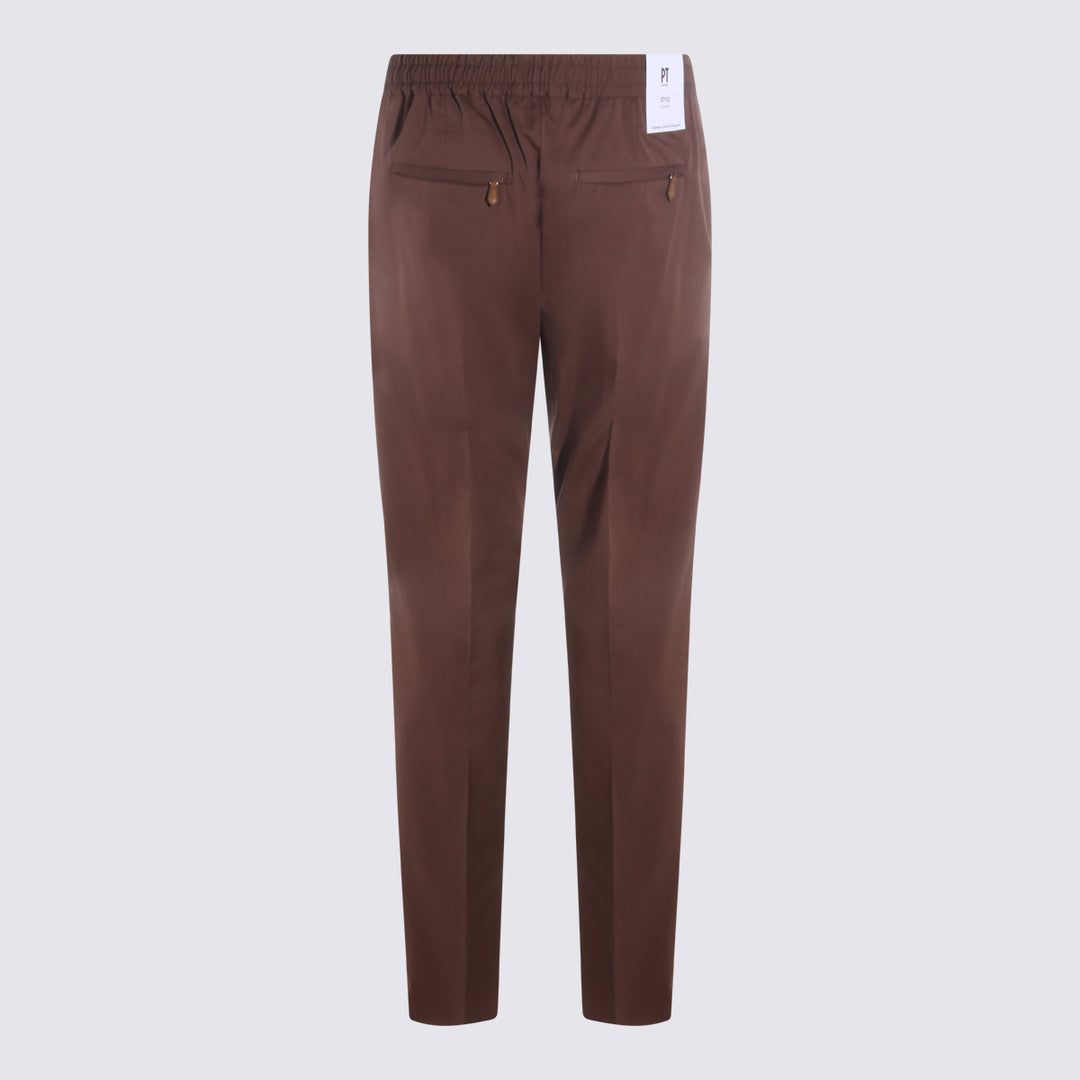 Pt Torino Trousers - CAFFE | 94d1a2620505b6625f87dd4144dab9d0fd7f38fd