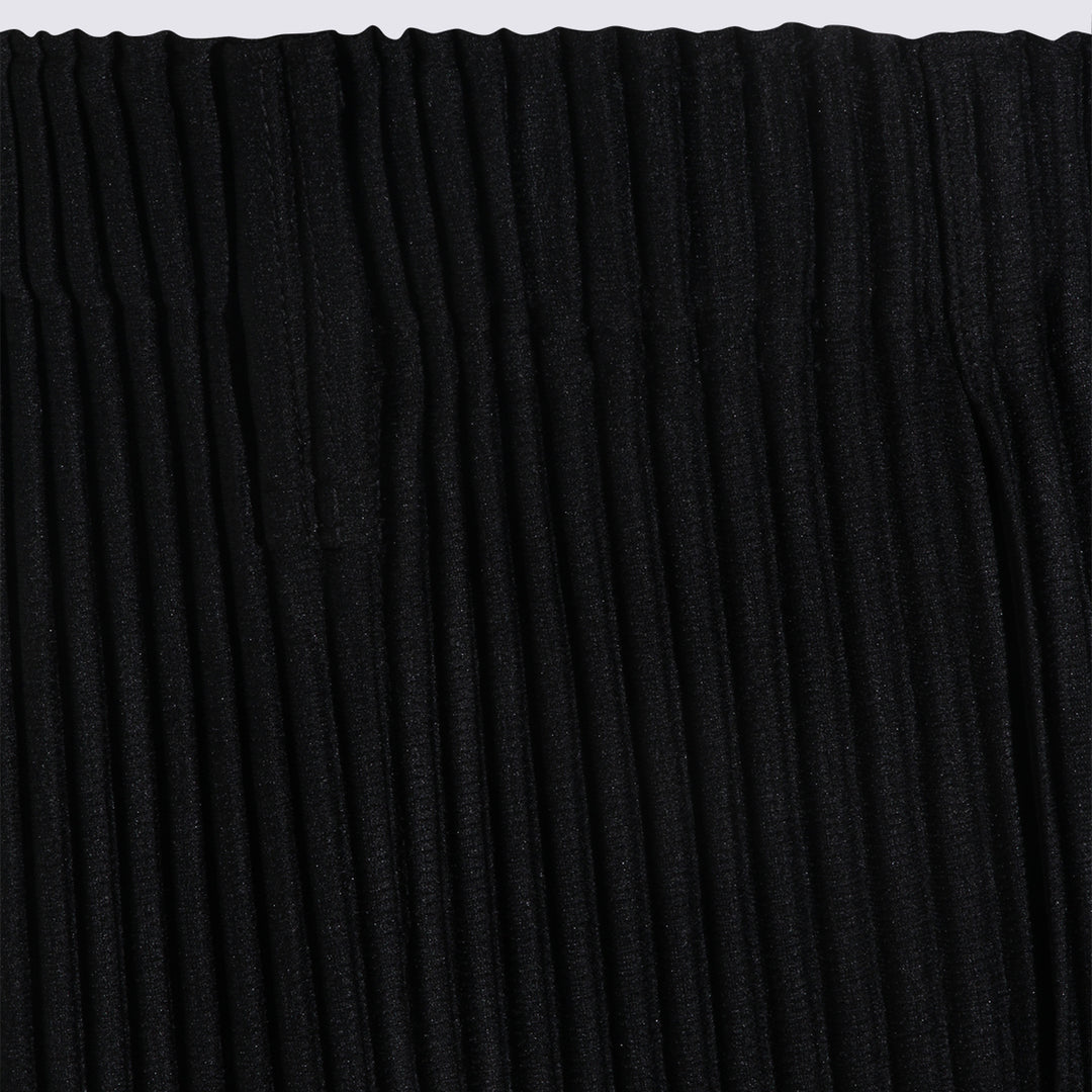 Homme Plisse Issey Miyake Trousers - Nero | 2de44cf75c90e50662e11fa458d346d14857f05b