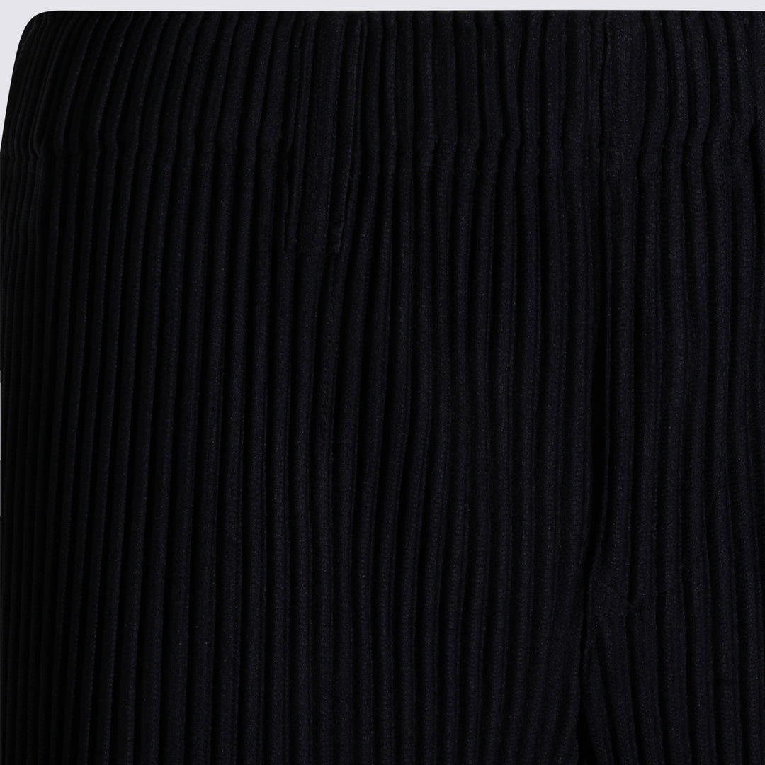 Homme Plisse Issey Miyake Trousers - Navy | 8c7c1dcfe569c2a1059c983a6ecdd44884cbd9bd