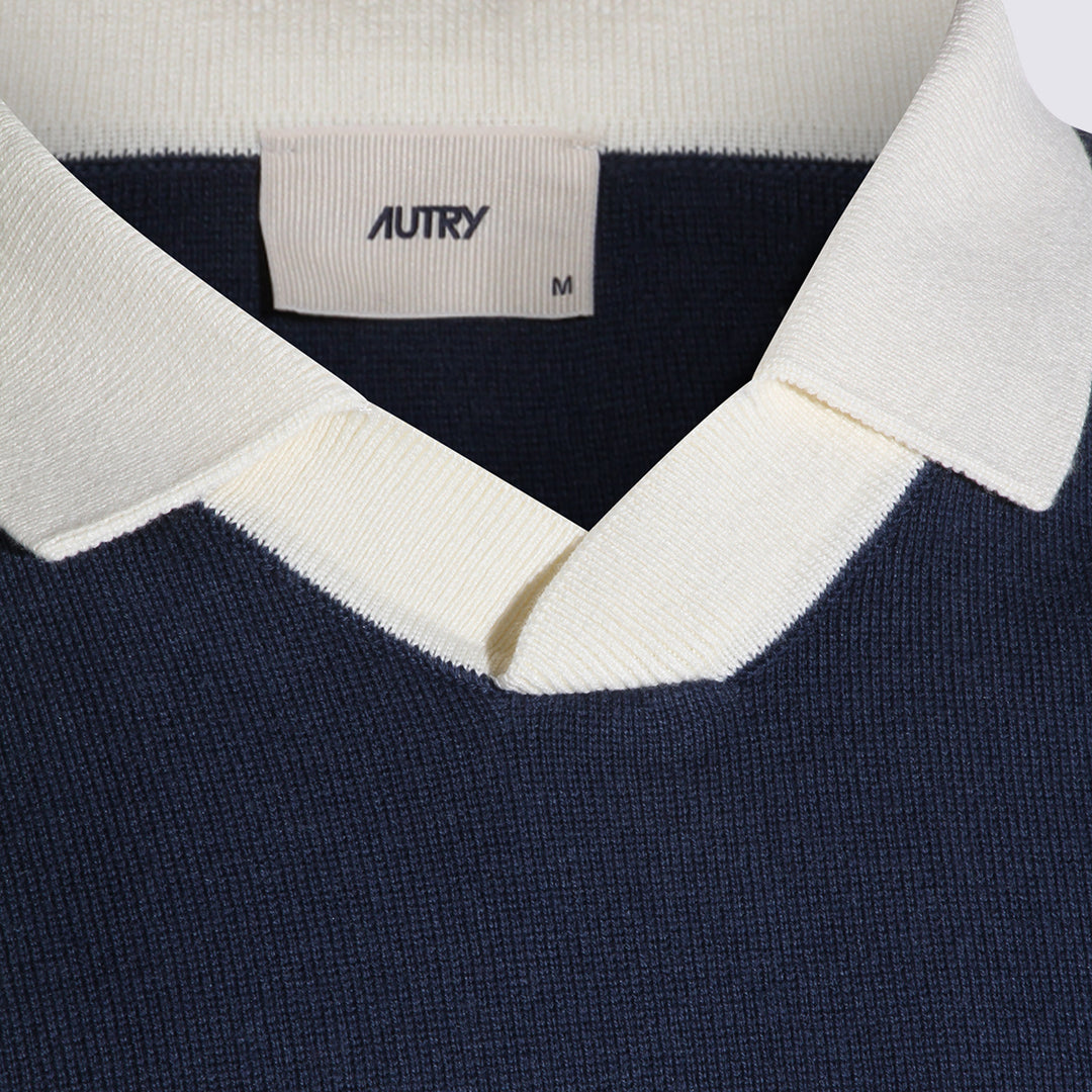 Autry Sweaters - Blue and green | 6115d6367c43a673796a9cd98a6fd7071a7eef6b