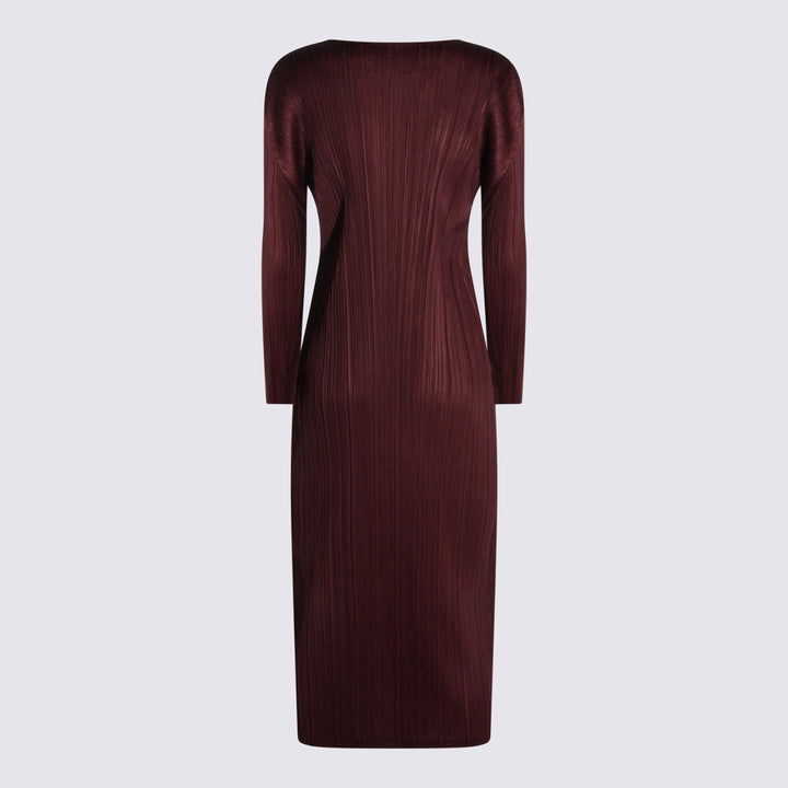 Pleats Please Issey Miyake Dresses - Marroni | ba03ecf6723dc0af37cdeea9aefc4d05a8e1d083
