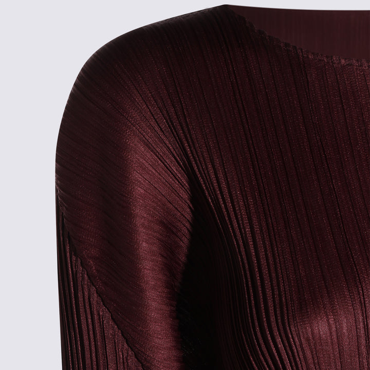Pleats Please Issey Miyake Dresses - Marroni | 8553c8cdcb3532984bbb20348bd595fb042d59f5